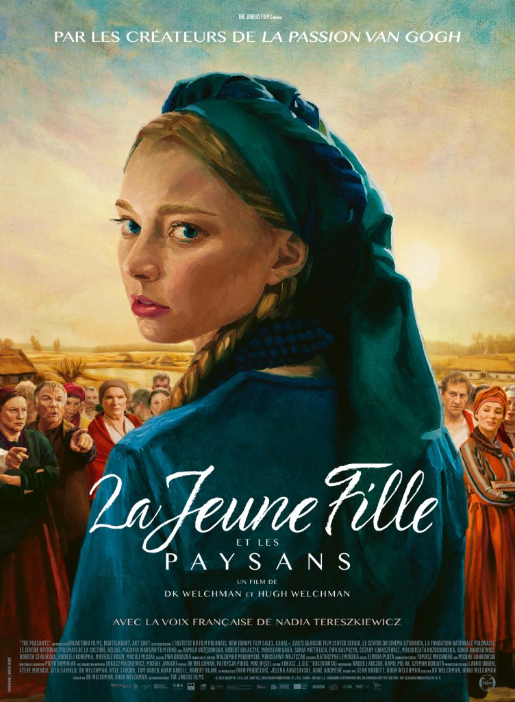 La jeune fille et les paysans